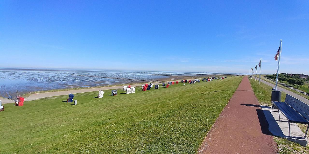 Hotel Ferienhaus Wind Und Watt Friedrichskoog Exterior foto